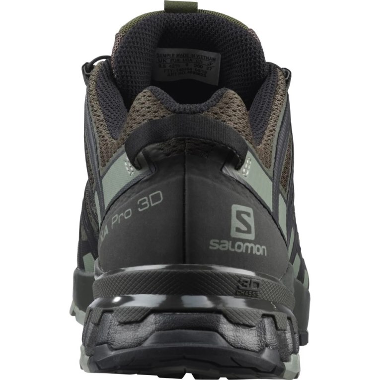 Tenis Para Trail Running Salomon Xa Pro 3d V8 Anchos Hombre Verde Oliva | MX ECNO832